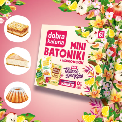 (DK) MINI BATONIKI MIX 3 SMAKI 102G BABKA CYTRYNOWA/SERNIK WANILIOWY/SZARLOTKA