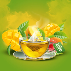 Herbata Zielona LOYD Mango Green Tea 20 torebek