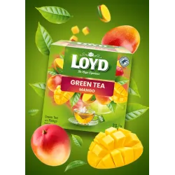 LOYD Mango Green Tea, 20 tea bags