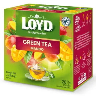 LOYD Mango Green Tea, 20 tea bags