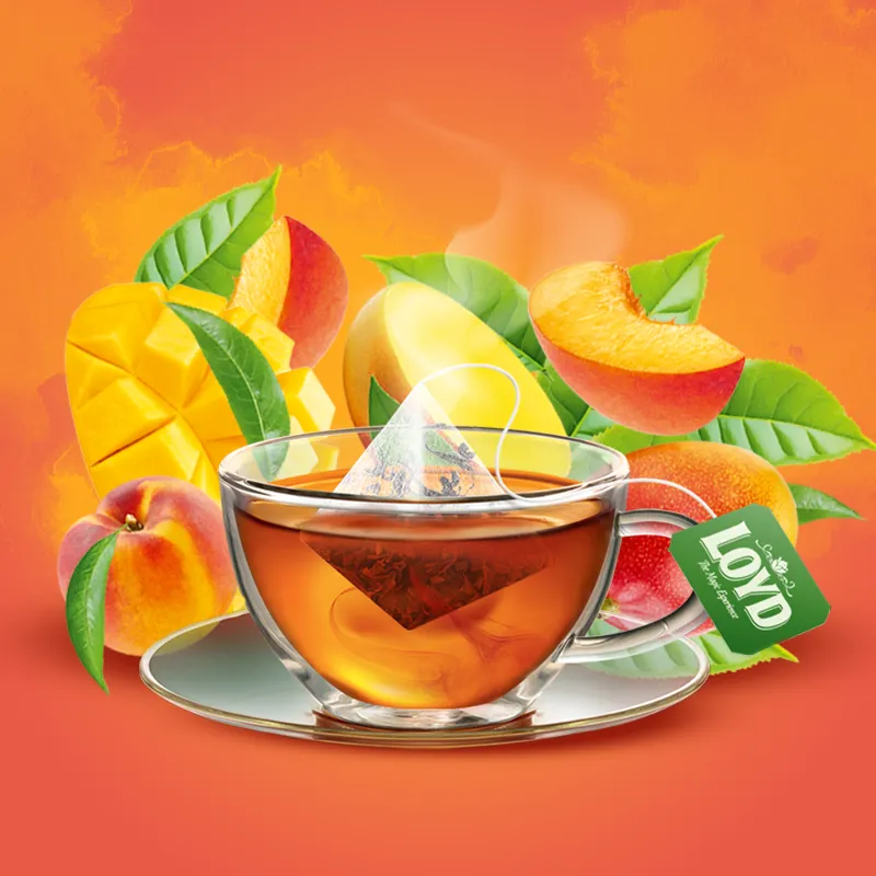 Herbata Czarna Brzoskwinia Mango LOYD BLACK TEA PEACH MANGO 20 torebek