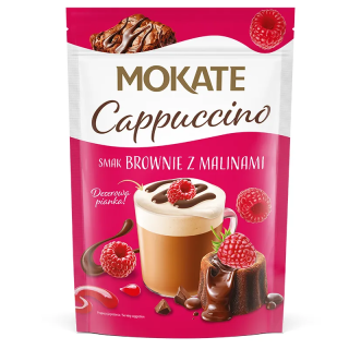 Cappuccino MOKATE Brownie z Malinami 110g