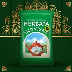 Herbata czarna indyjska granulowana 80 g