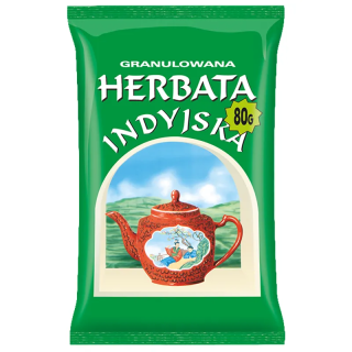 Herbata czarna indyjska granulowana 80 g