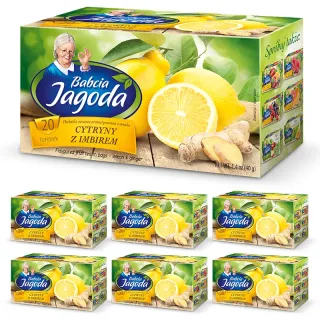 Zestaw Hurtowy Babcia Jagoda Cytryna Imbir 6szt