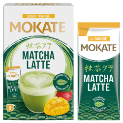 Matcha Latte Mokate o smaku Mango 6 saszetek