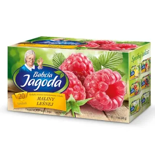 Herbatka owocowa Babcia Jagoda Malina leśna 20 torebek