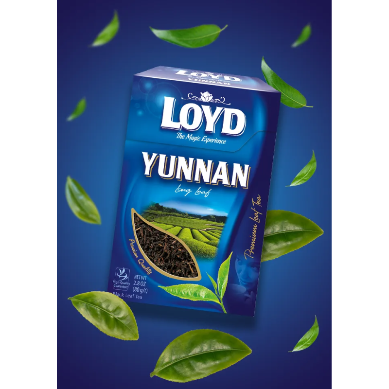 Loyd Yunnan loose-leaf black tea, 80 g
