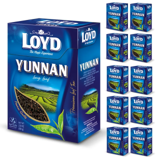 Zestaw Herbata czarna liściasta LOYD Yunnan 80 g 10 sztuk