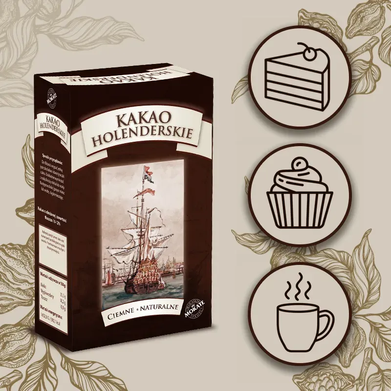 Kakao Ciemne Holenderskie 200g