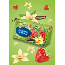 Babcia Jagoda Strawberry and Vanilla Fruit Tea, 20 bags