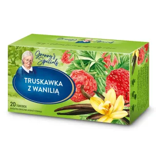 Herbatka owocowa Babcia Jagoda Truskawka z Wanilią 20 torebek