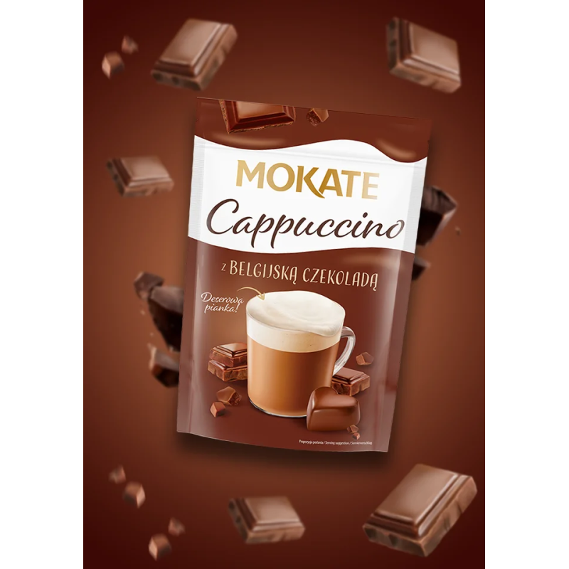 Cappuccino Mokate o smaku Belgijskiej Czekolady 110 g
