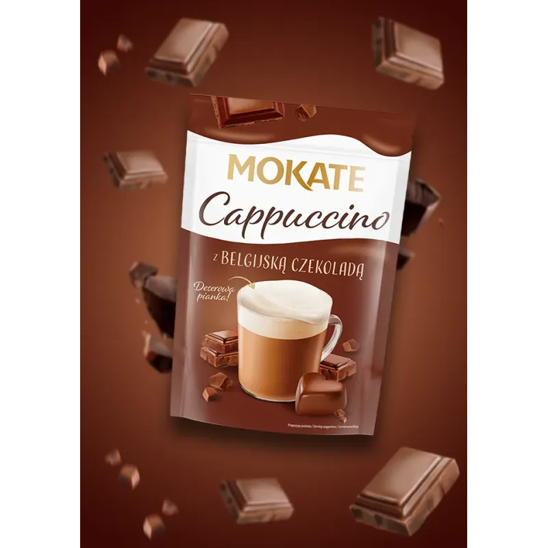 Cappuccino Mokate o smaku Belgijskiej Czekolady 110 g