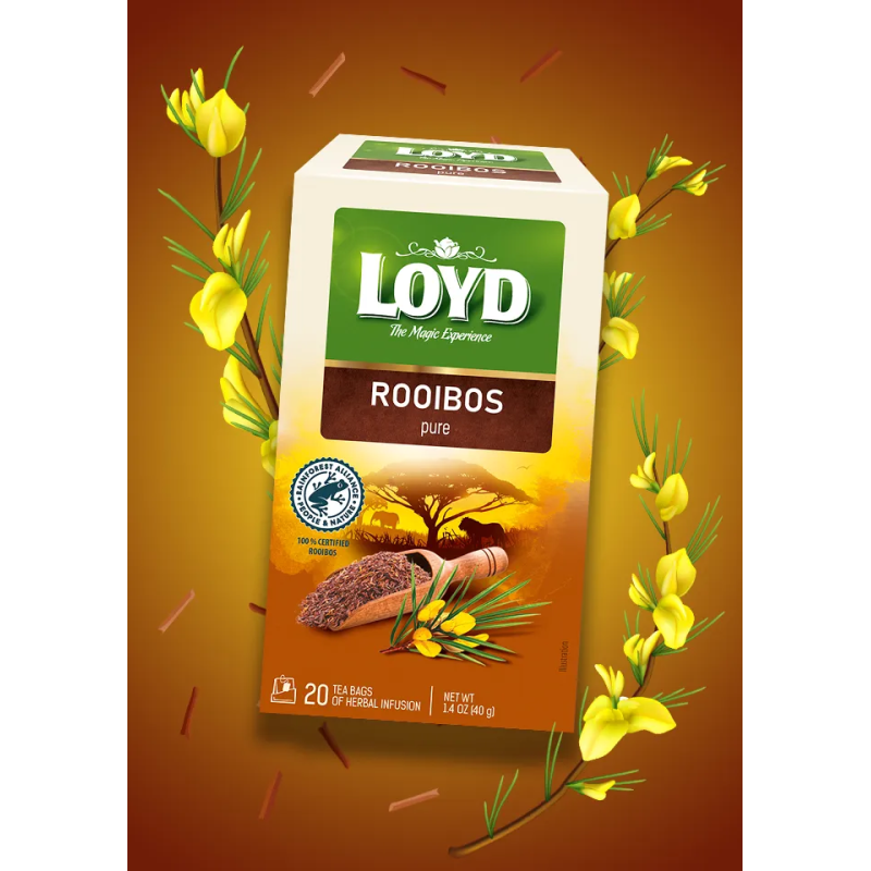LOYD Pure Rooibos Tea, 20 bags