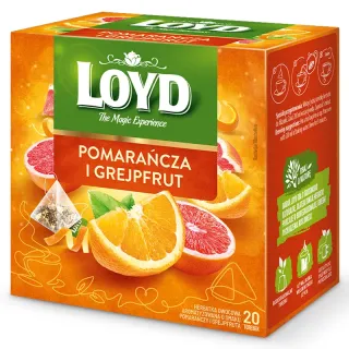 LOYD Orange and Grapefruit Fruit Tea, 20 bags