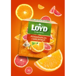 Herbatka owocowa LOYD Pomarańcza i Grejpfrut 20 torebek