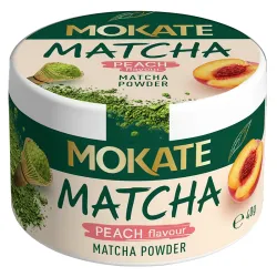 Matcha peach flavor MOKATE 40G