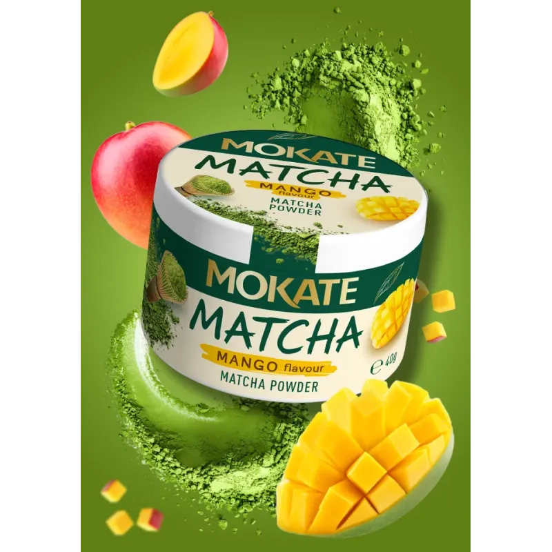 Matcha o smaku mango MOKATE 40g