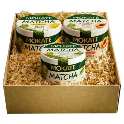 Zestaw Prezentowy Matcha 3 smaki Pure Brzoskwinia Mango