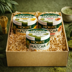 Zestaw Prezentowy Matcha 3 smaki Pure Brzoskwinia Mango