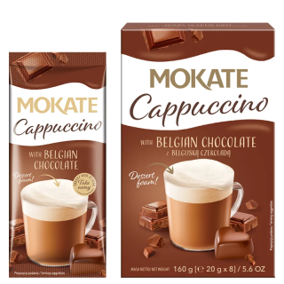 Cappuccino Mokate o smaku Belgijskiej Czekolady 160 g