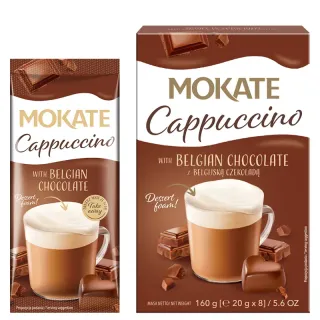 Mokate Belgian Chocolate-flavoured Cappuccino 160 g