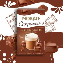 Cappuccino Mokate o smaku Belgijskiej Czekolady 160 g