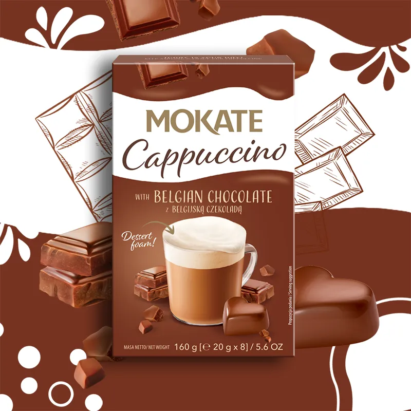 Mokate Belgian Chocolate-flavoured Cappuccino 160 g