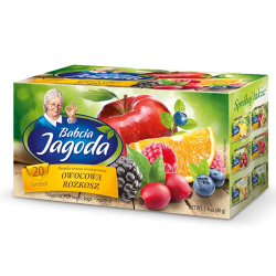 Herbatka owocowa Babcia Jagoda Owocowa rozkosz 20 torebek