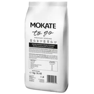 Gęsty napój o smaku białej czekolady Mokate 1kg TO GO