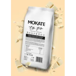 Gęsty napój o smaku białej czekolady Mokate 1kg TO GO