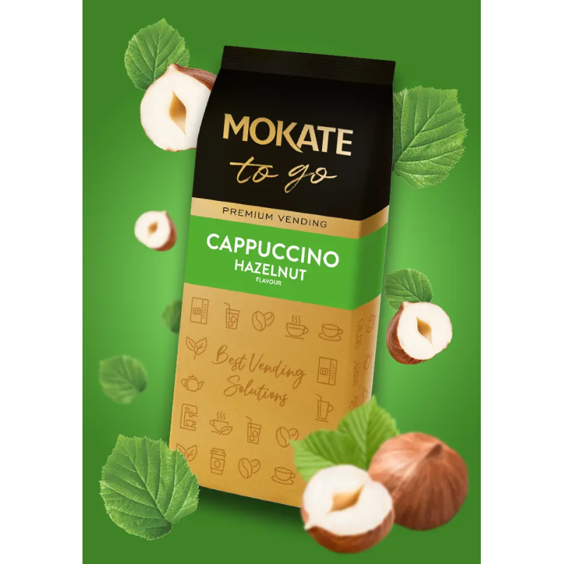 Mokate TO GO Nutty Cappuccino (1 kg) – for vending machines