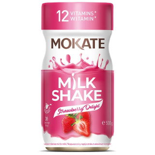 Milkshake Mokate o smaku truskawkowym 500 g