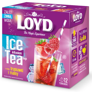 Ice Tea LOYD Truskawka i Malina 12 torebek na zimno
