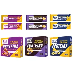 Zestaw Degustacyjny Mini Batoniki Proteinowe Dobra Kaloria + Duże Batony