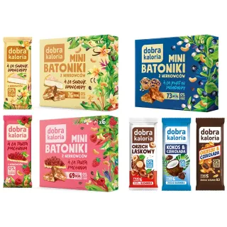 Zestaw Degustacyjny Mini Batoniki Dobra Kaloria + Duże Batony