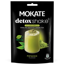 MOKATE SHAKE Detox – pistachio flavour with added chlorella 27g