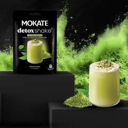 MOKATE SHAKE Detox – pistachio flavour with added chlorella 27g
