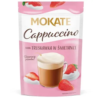 Mokate Strawberry and Cream-flavoured Cappuccino 110 g