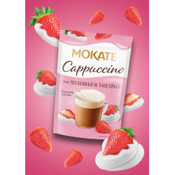 Cappuccino Mokate o smaku Truskawki ze Śmietanką 110 g