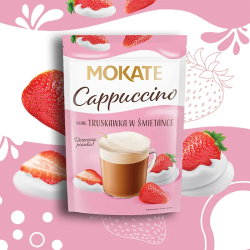 Cappuccino Mokate o smaku Truskawki ze Śmietanką 110 g
