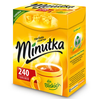 Minutka black tea, 240 bags