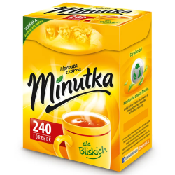 Minutka black tea, 240 bags