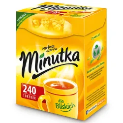Minutka black tea, 240 bags