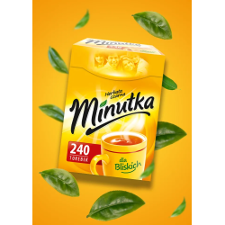 Minutka black tea, 240 bags