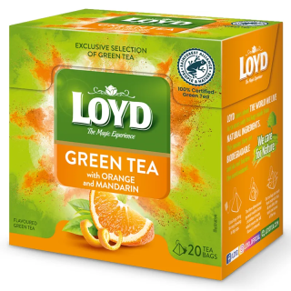 Herbata zielona Loyd Pomarańcza i Mandarynka 20 torebek