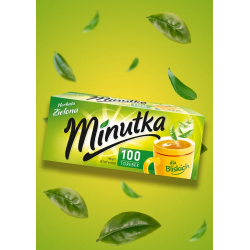 Minutka Green Tea, 100 tea bags