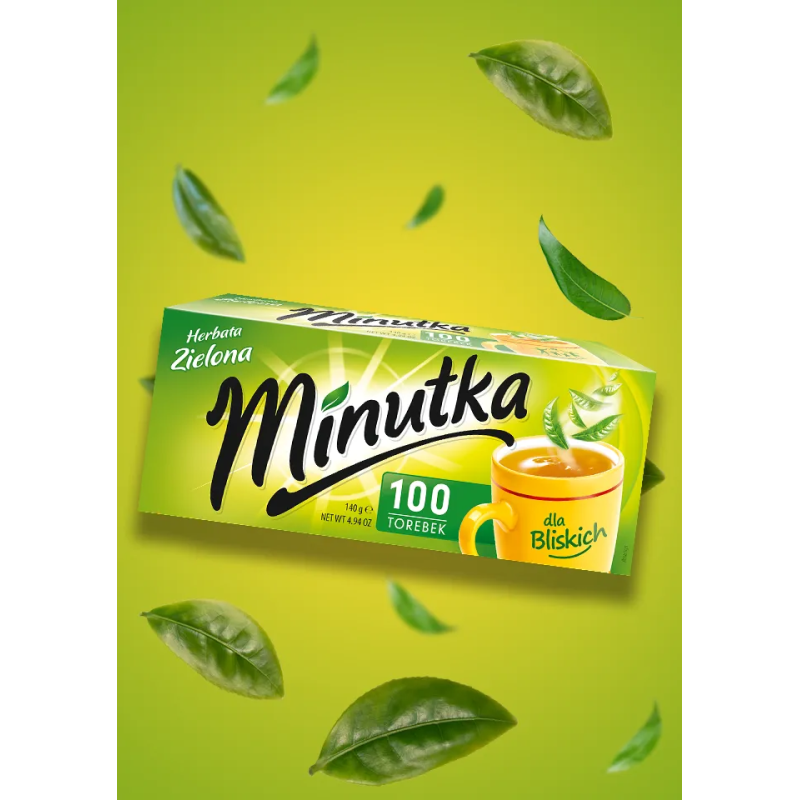 Minutka herbata zielona 100 torebek