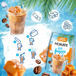 Kawa Mrożona Mokate Ice Frappe słony karmel